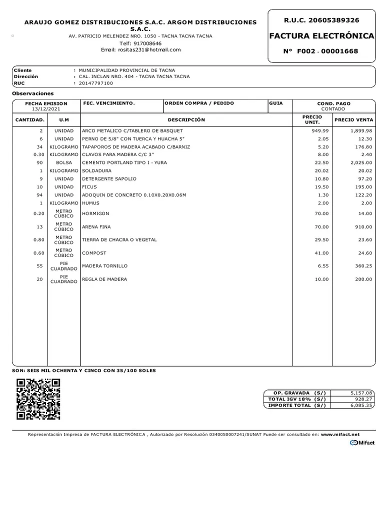 Factura electrónica